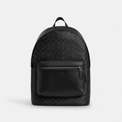 กระเป๋าเป้ผู้ชาย รุ่น West Backpack In Signature Canvas