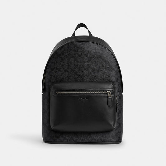 กระเป๋าเป้ผู้ชาย รุ่น West Backpack In Signature Canvas