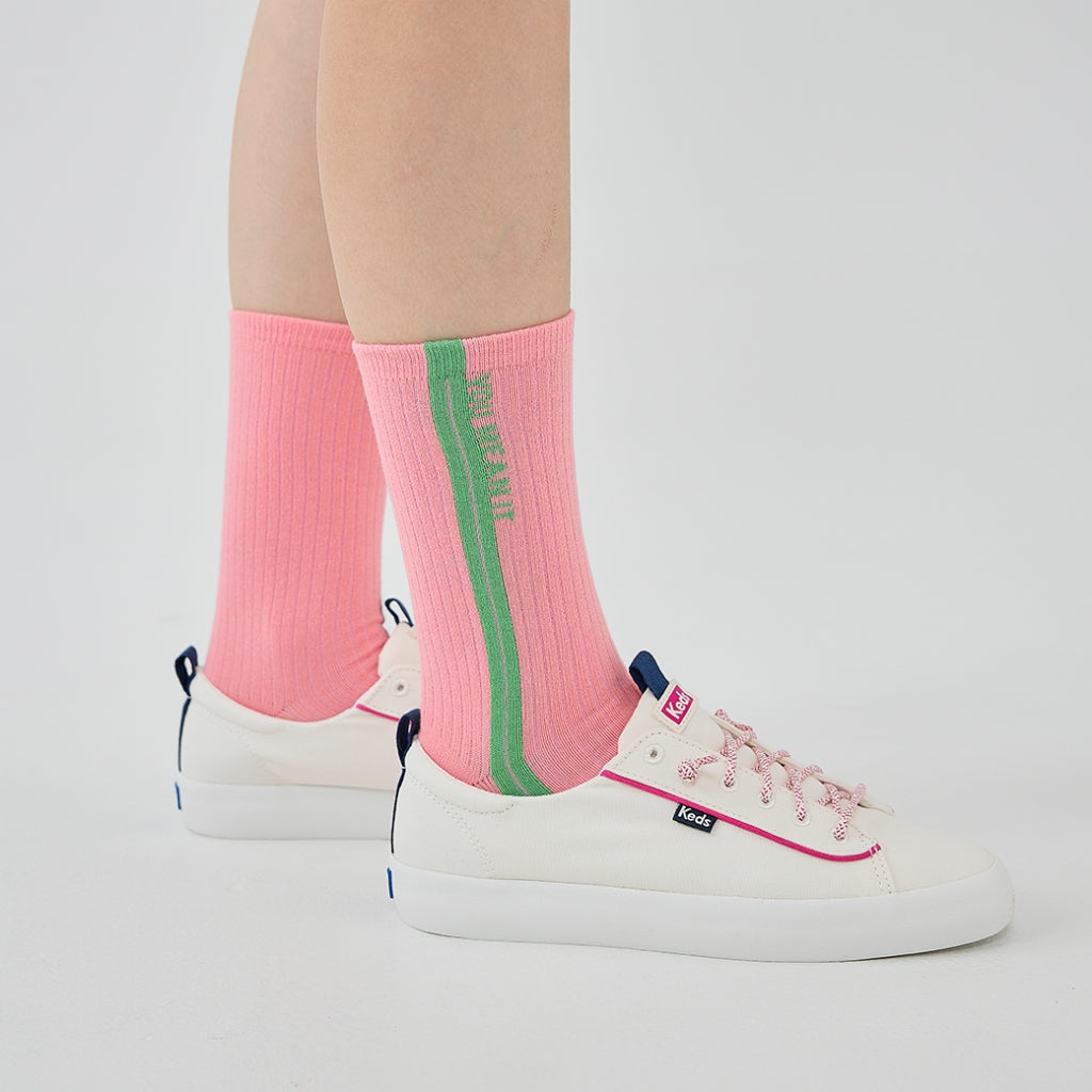 ถุงเท้า ผู้หญิง รุ่น Stripecrewsocks