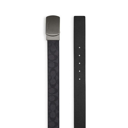 เข็มขัดผู้ชาย รุ่น Plaque Buckle Cut-To-Size Reversible Belt, 38Mm