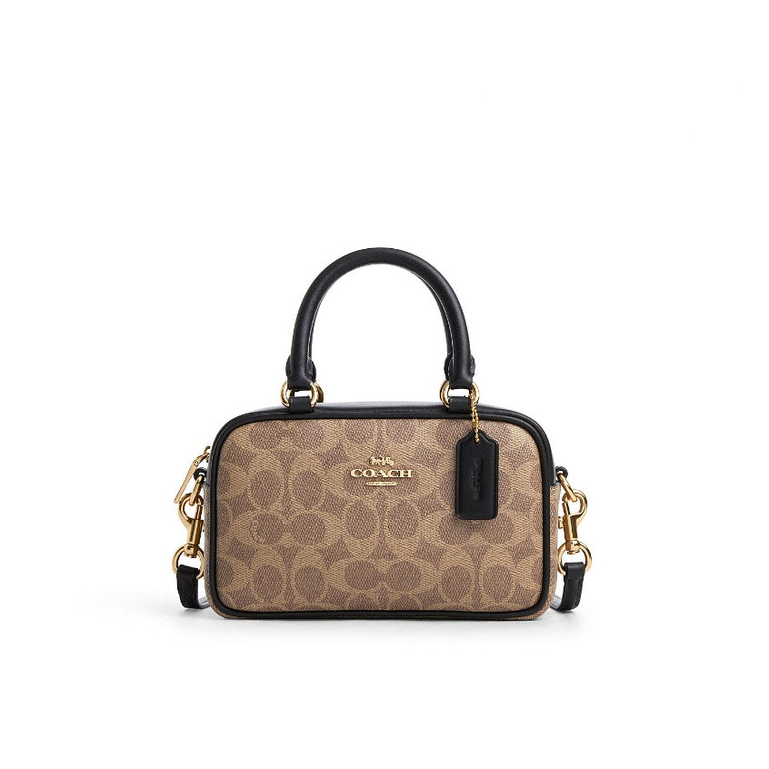 กระเป๋าสะพายข้างผู้หญิง รุ่น Satchel Crossbody Bag In Signature Canvas