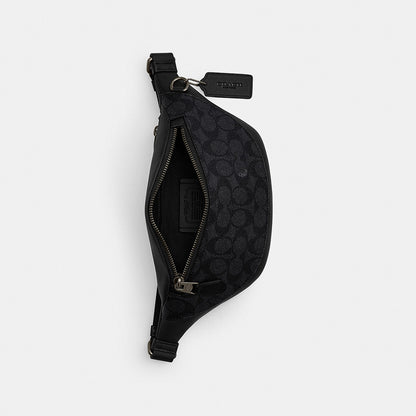 กระเป๋าสะพายข้างผู้ชาย รุ่น Warren Mini Belt Bag In Signature Canvas