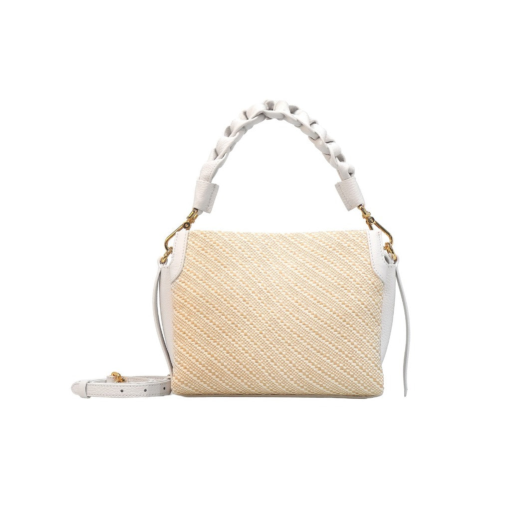 กระเป๋าถือผู้หญิง รุ่น Boheme Bicolor Straw