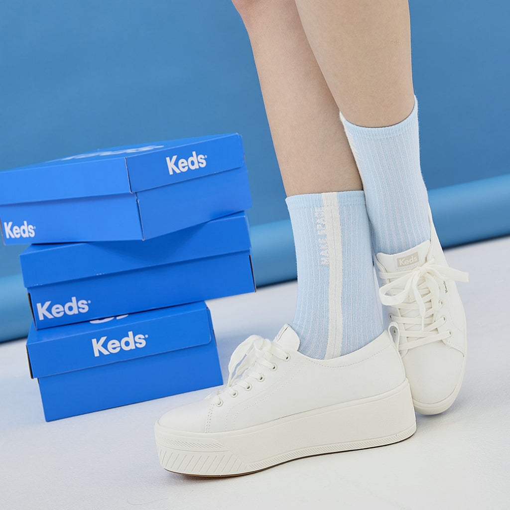 ถุงเท้า ผู้หญิง รุ่น Stripecrewsocks