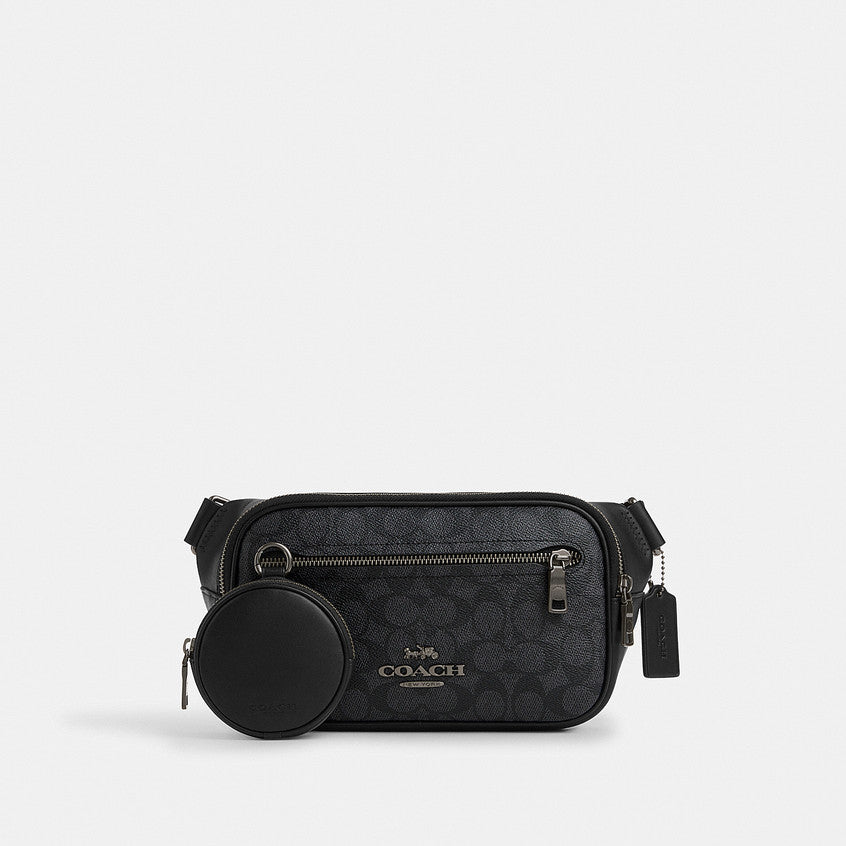 กระเป๋าคาดอกผู้ชาย รุ่น Elias Belt Bag In Signature Canvas