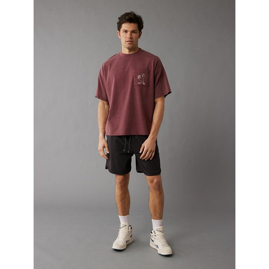 เสื้อยืดผู้ชาย G - Oversized Pkt Set In Tee -  Pcdye + Magic White Tumble